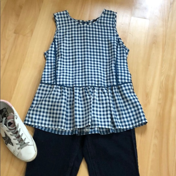 J. Crew Tops - JCrew Silk Sleeveless Peplum Top J. Crew Tops - JCrew Silk Sleeveless Peplum Top